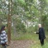 Auntie Fran Bodkin with Peter Read & Sheena Kitchener in William Howe Park, Mt Annan with Peter Read & Sheena Kitchener